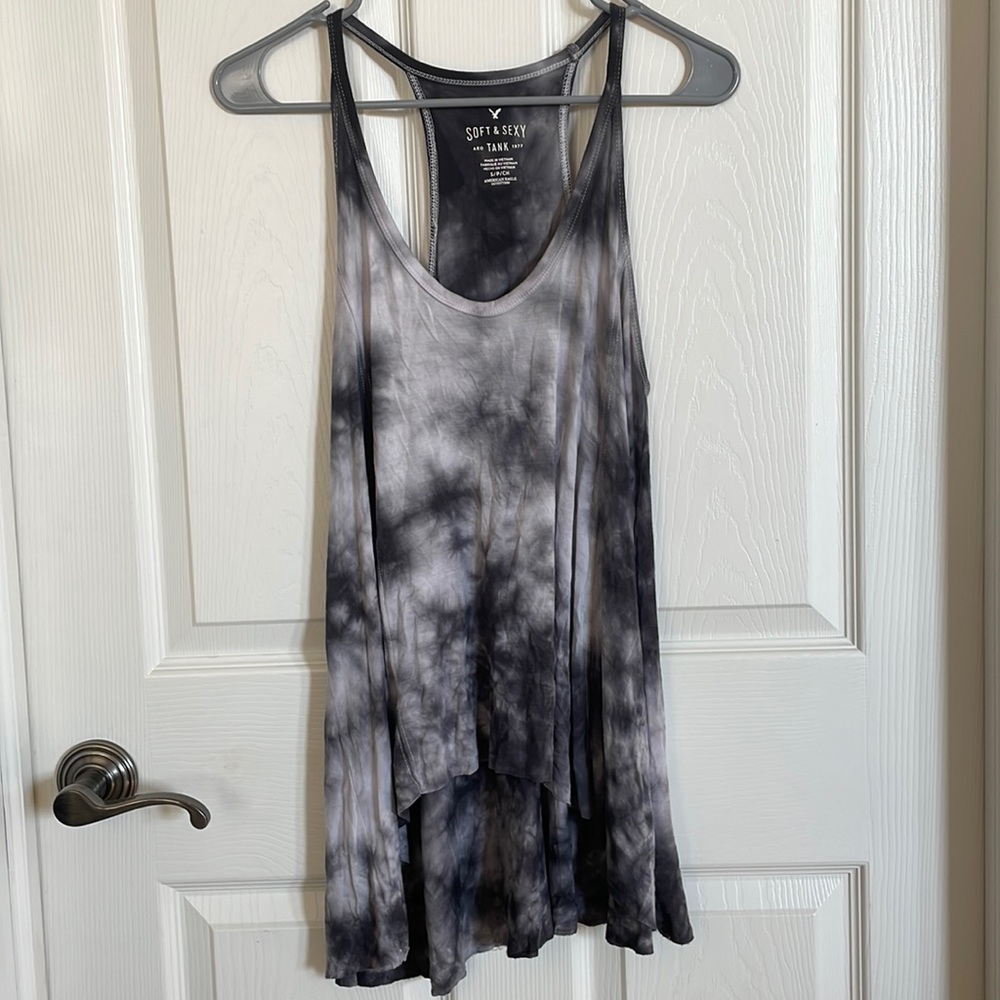 American Eagle Soft & Sexy Gray Tank size Small